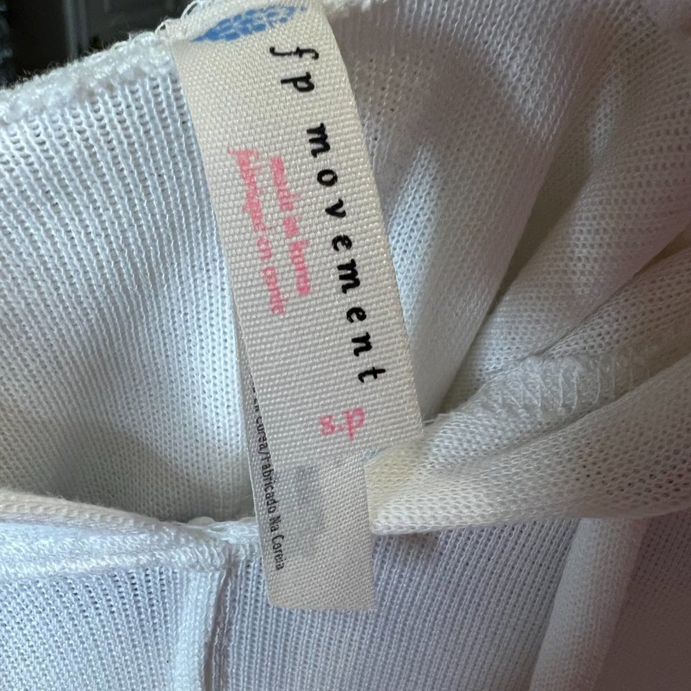 FP Movement by Free People Cream Lightweight Hoodie Sweatshirt - Picture 2 of 3